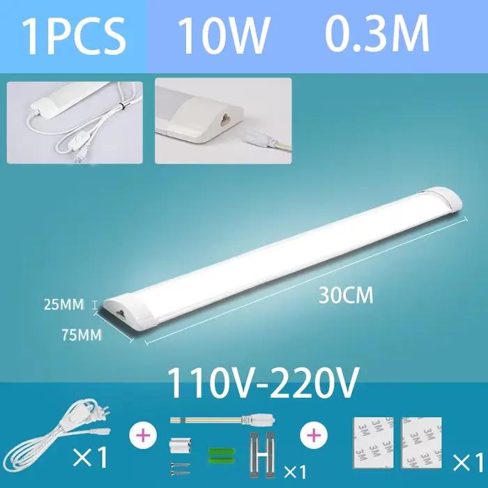 Lampe Led néon T5 T8 220V 110V, lampes de cuisine pour la maison 6W 10W 20W pour chambre à coucher,