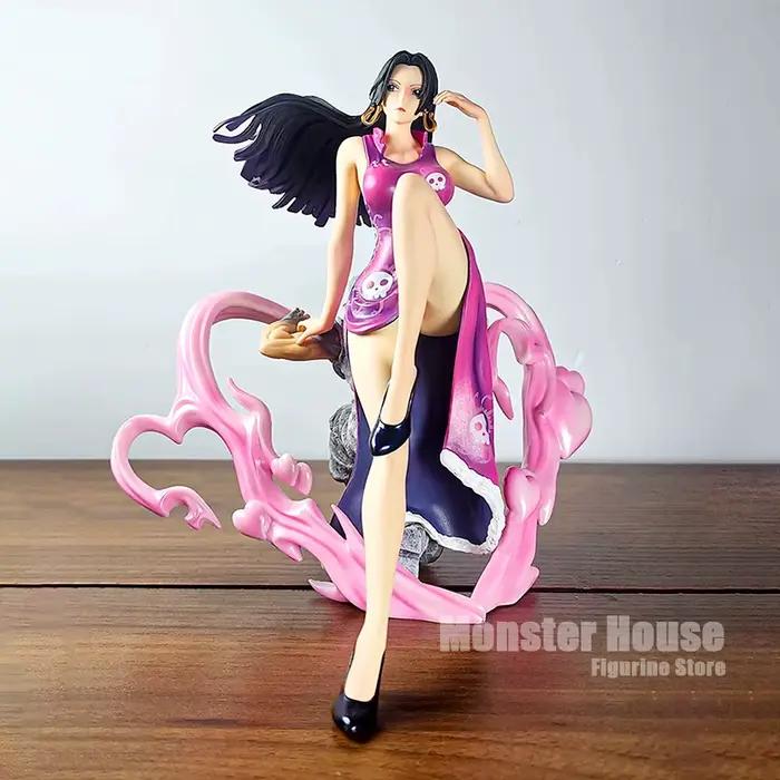 Figurine d'action Boa Hancock de l'anime ONE PIECE, 20cm/7.87in, statue en PVC, ornement de bureau,