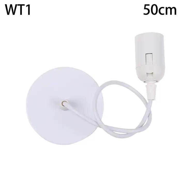 Support de lampe suspendu E27 avec Base de lampe de plafond en fil suspendu 0.5/0.8/1/1.2/1.5/2M pou