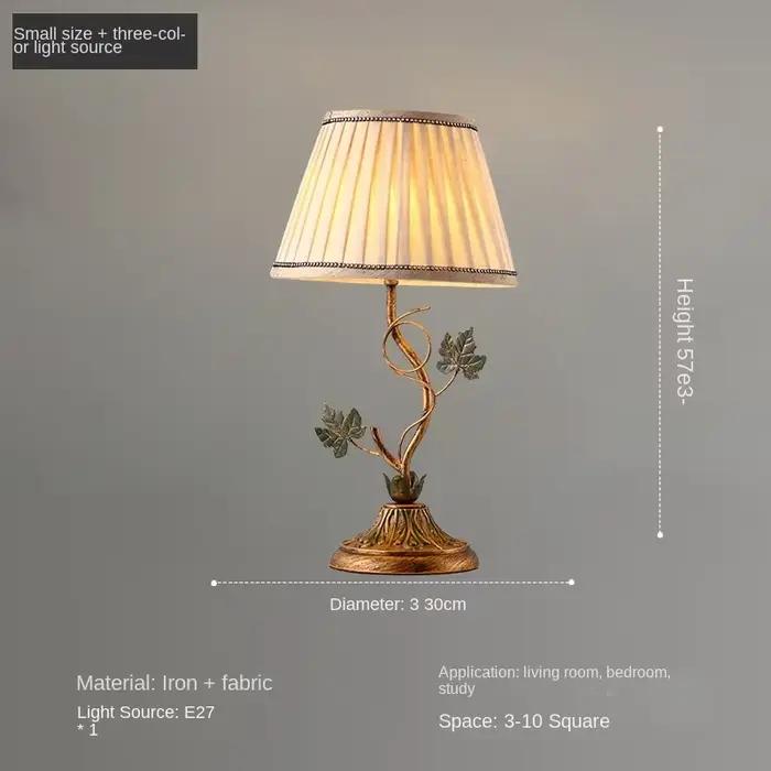 SANDYHA lampe de Table en céramique nordique tissu Art abat-jour lumière LED pour chambre salon étud