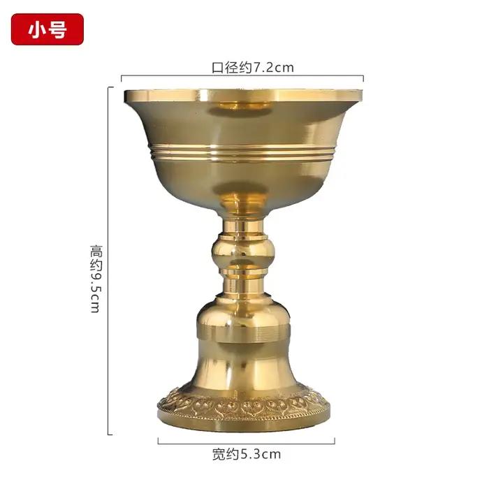 Support de lampe bouddha sculpté exquis à pied haut