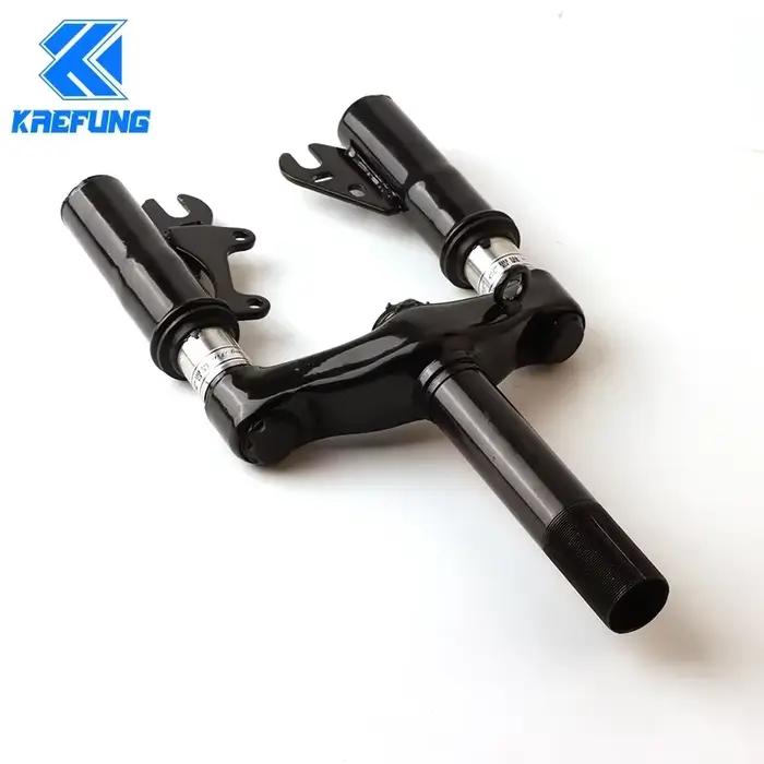 Fourche à Suspension Avant de 10 Pouces pour Disque de Frein, Support en Acier, Alliage, Moto, VTT,