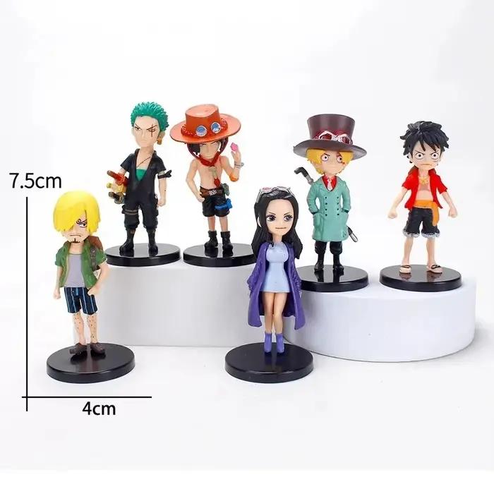 Nouvelle figurine d'action One Piece Luffy 2026, lot de 6 modèles en PVC, collection de décoration,