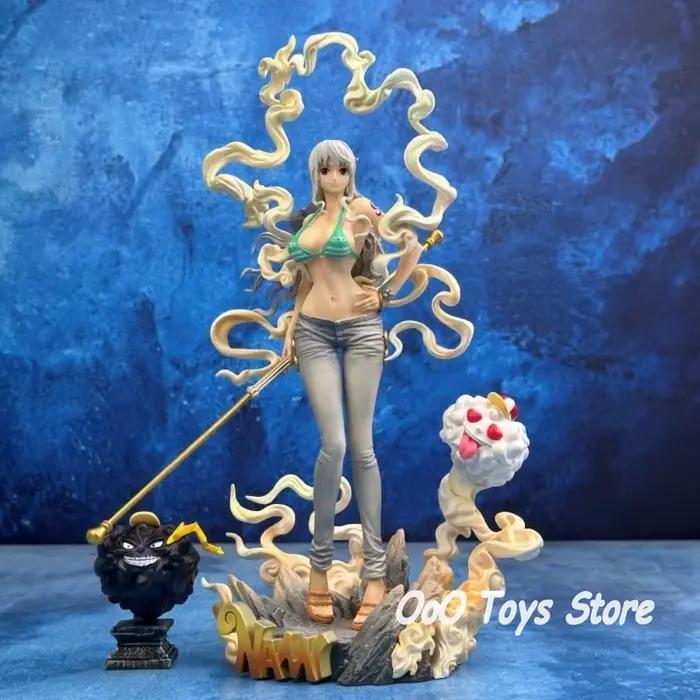 Figurine d'action Nika Nami de l'anime One Piece, statue en PVC, ornement de bureau, modèle de colle
