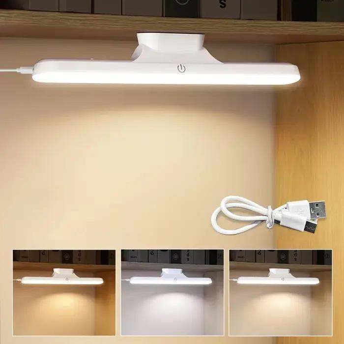 LED lampe de maquillage lumière 3 couleurs miroir lumière USB Rechargeable suspension lampe magnétiq