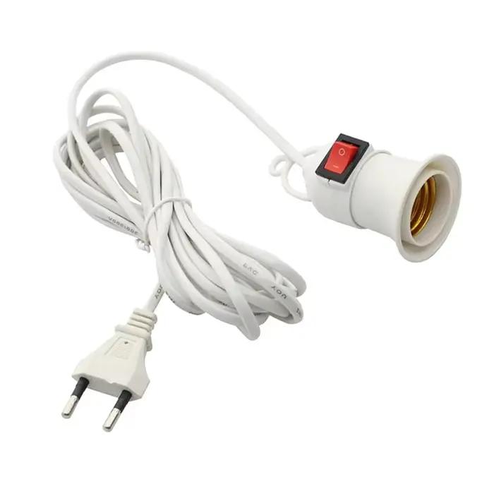 Support de lampe pour plantes d'intérieur suspendues E27, support de lampe de jardin avec câble, pri
