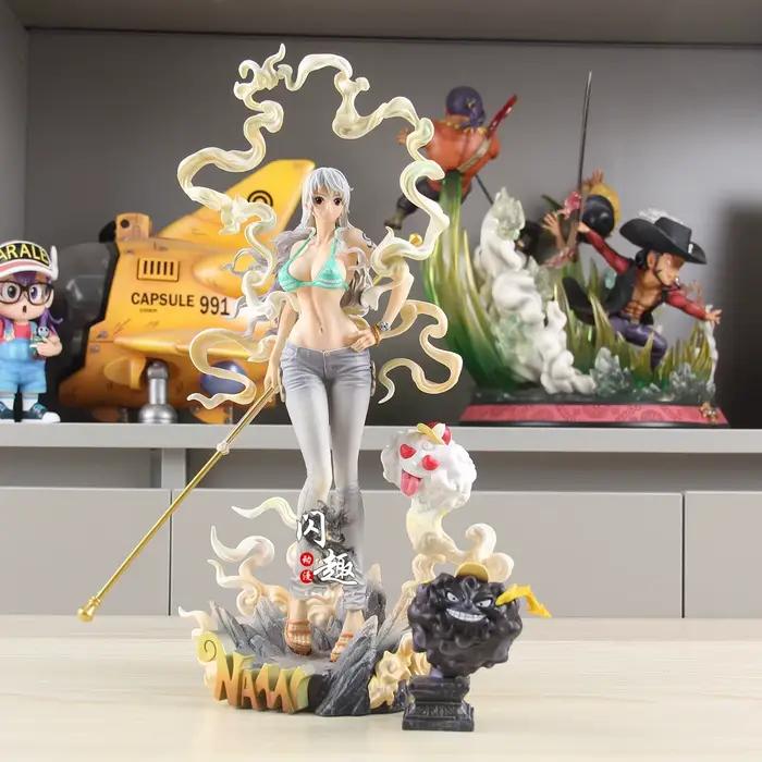 Figurine d'anime Shanqu One Piece Nami Nika Series, modèle en résine, objet de collection, décoratio