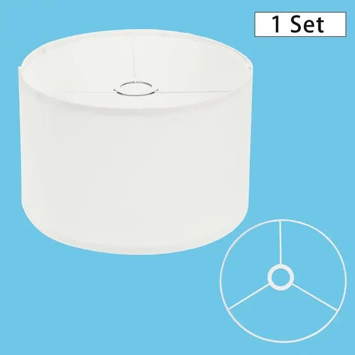 Abat-jour en forme de tambour pour lampe de table/lampe sur pied, 10,24' haut x 10,24' bas x 7,09' h