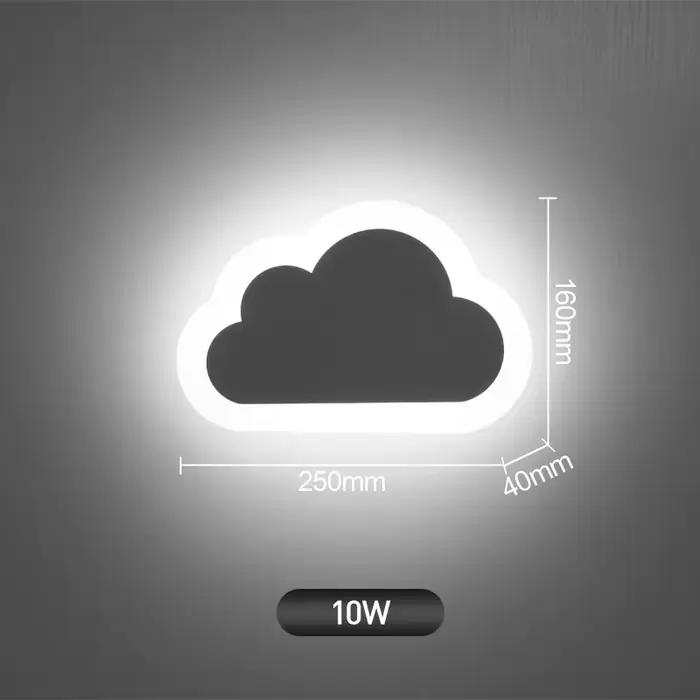 Belle LED applique intérieure Morden nuage Design décor acrylique appliques murales Ins Style nordiq