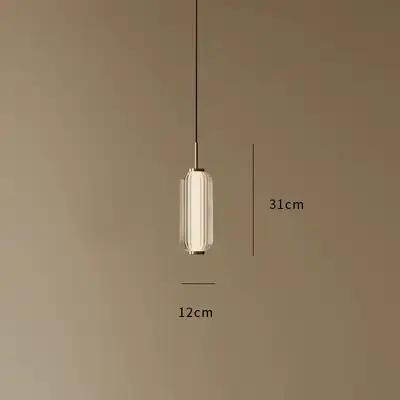 Lampe Suspendue Minimaliste en Verre de Style Rétro Américain, Luminaire Artistique Idéal pour un Re