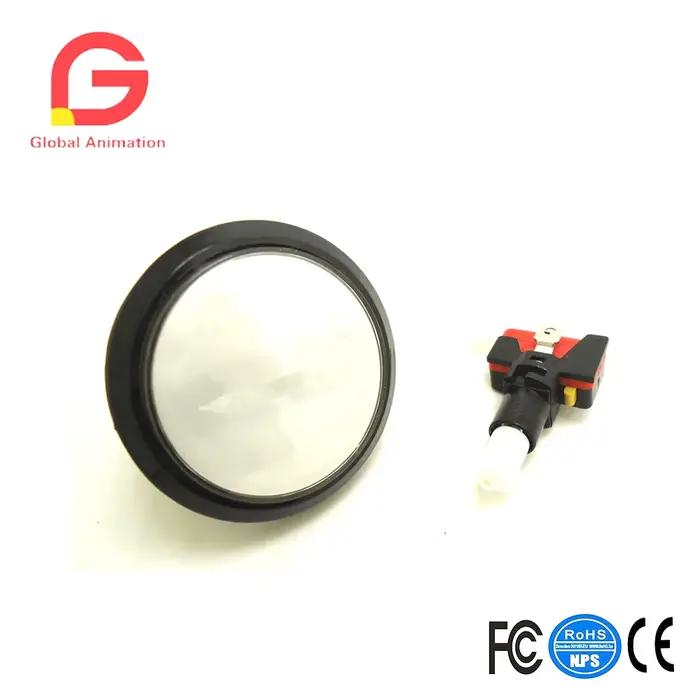 10 pièces 60 MM/nouveau 5 V lampe LED grand rond Arcade lecteur de jeu vidéo bouton poussoir Micro i