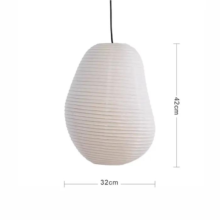 Design japonais Akari Noguchi lampes suspendues LED E27 papier de riz Zen Art lampe suspendue chambr