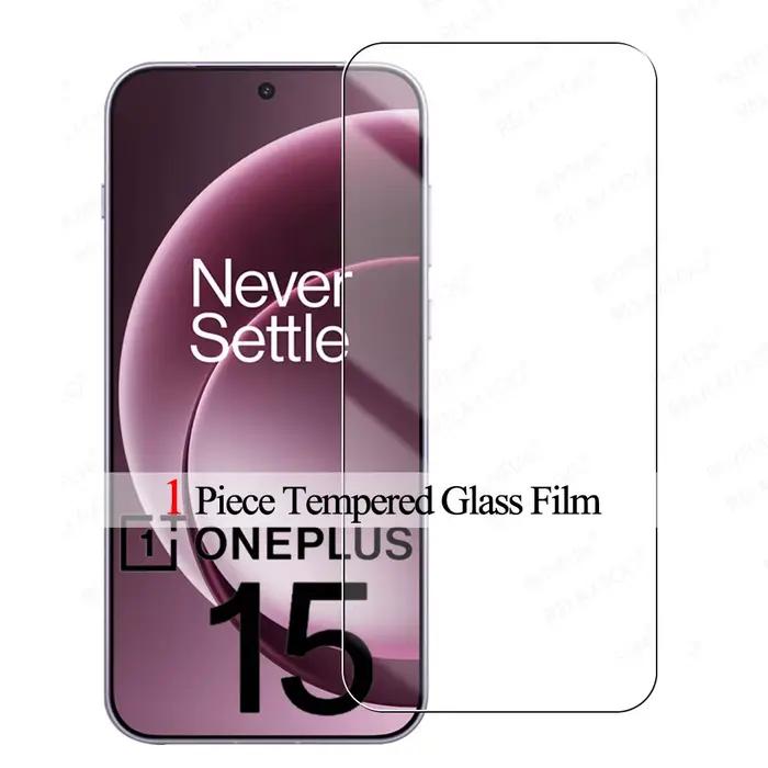 4-1 pièces OnePlus15 verre pour OnePlus 15 5G 2025 Films trempés 1 + 1 + 15 Oneplus15 One Plus prote