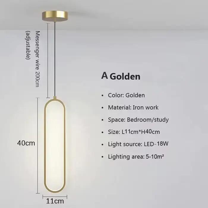 Lampes suspendues nordiques pour luminaire intérieur salon chambre Table à manger décoration de la m