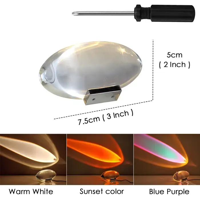 Lampe de Table design italien Led cristal oeil du ciel livraison gratuite lampes en forme d'oeuf sal