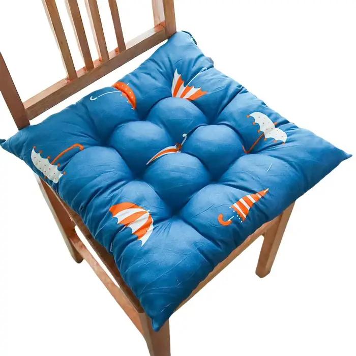 Coussin de chaise rembourré en coton super confortable, une pièce, tapis carré solide, idéal pour le