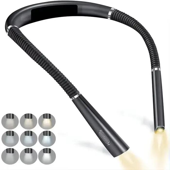 Lampe de lecture au cou nouveauté lumières de cou flexibles lampe de livre mains libres lampe de lec