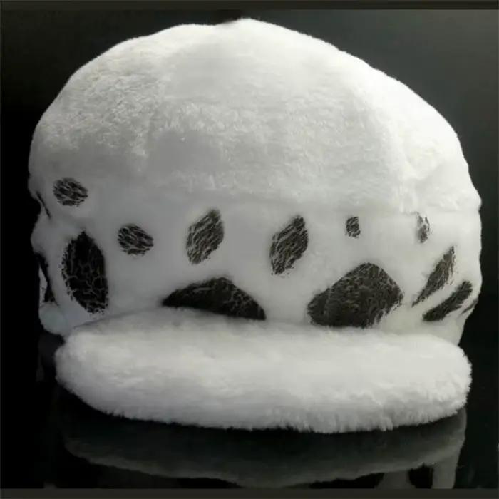 Chapeau en peluche Trafalgar Law, dessin animé, une pièce, casquette de Cosplay, accessoires, cadeau