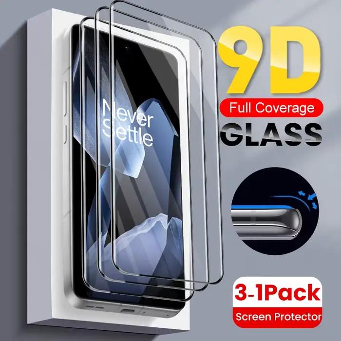 One Plus 13 verre 3-1 pièces 9D protecteurs d'écran en verre trempé incurvé couverture pour OnePlus