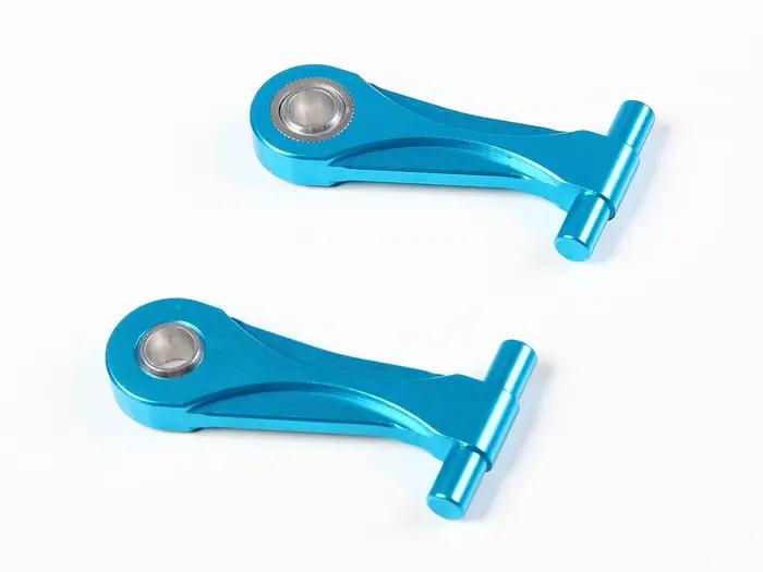Jeu de bras de Suspension inférieur supérieur avant et arrière en aluminium TT-02, pièce de mise à n
