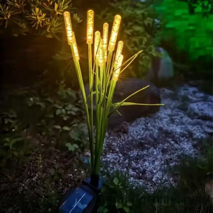 1PC solaire luciole balancement jardin lumière extérieure LED étanche Reed lampe décoration paysage