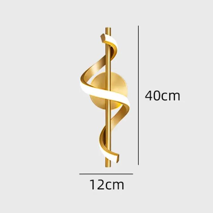 Mur LED lampe pour salon TV canapé chambre chevet lumières luminaire décoration maison luxe nordique