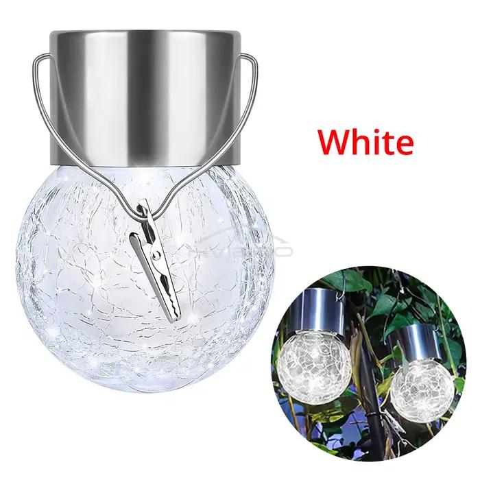 Lampes solaires LED arbre lampe suspendue paysage décoratif lustres en verre étanche extérieur jardi