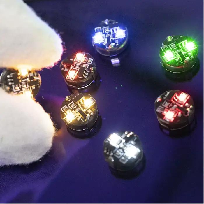1pc Dia 0.99cm contrôle magnétique Double lampe lampe à LED bricolage modèle faisant effet d'inducti