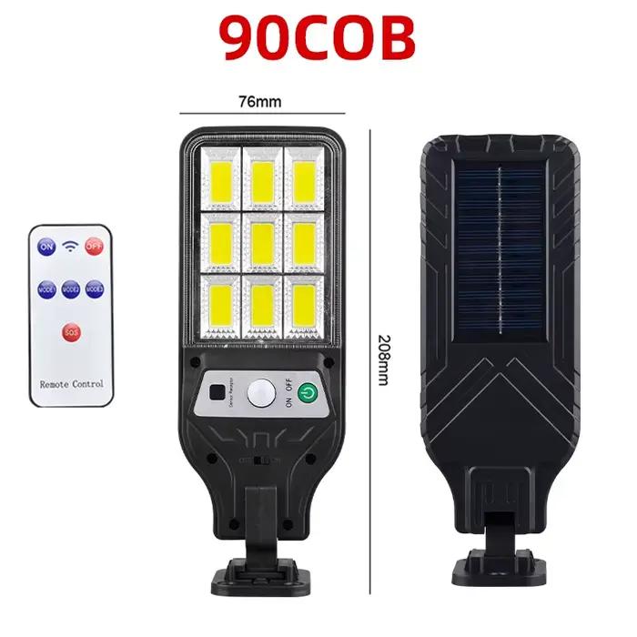 Puissant LED solaire extérieur LED cour applique murale 3 Modes corps humain Induction jardin terras