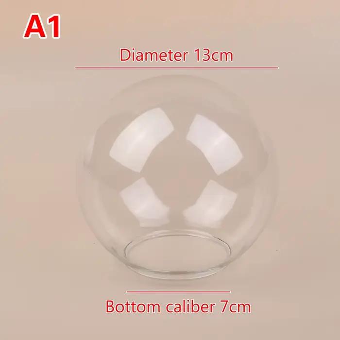 Abat-jour sphérique en verre créatif D13cm D15cm pour lustre DIY, suspension, globe en verre, couver