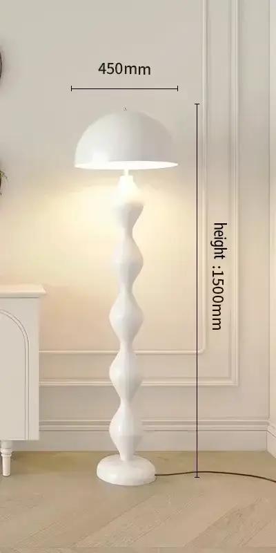 Lampadaire champignon nordique noir/blanc/rouge/vert lampadaire Led pour salon canapé chambre