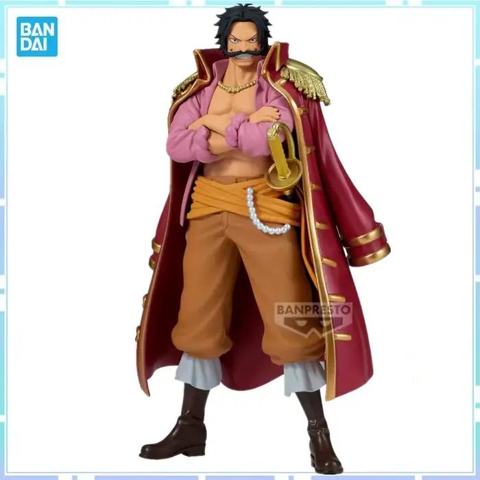 Bandai Original BANPRESTO Anime une pièce DXF spécial Gol D. Roger PVC figurine modèle jouet à collectionner cadeaux