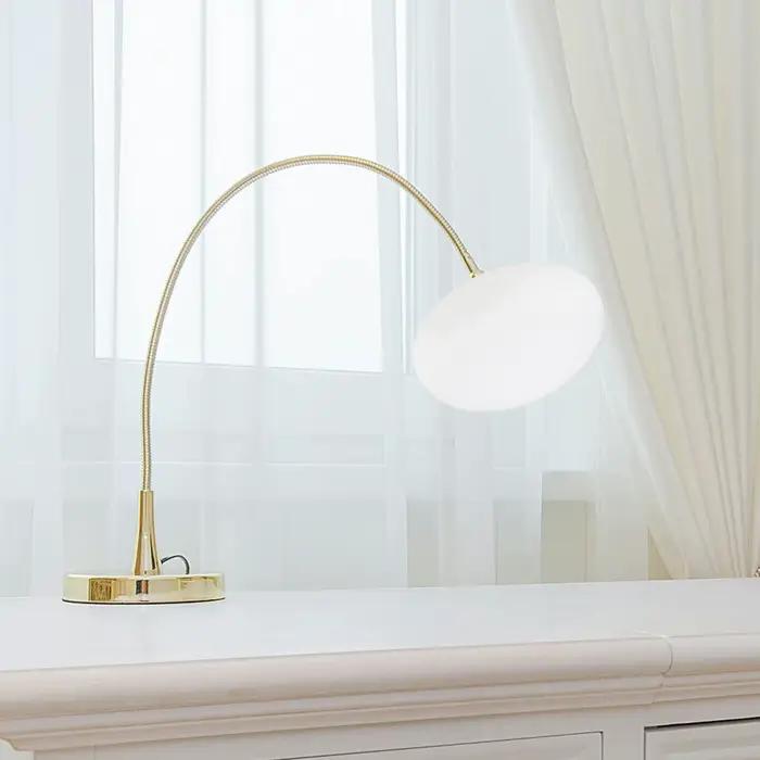 Abat-jour en verre ovale moderne pour luminaires G9