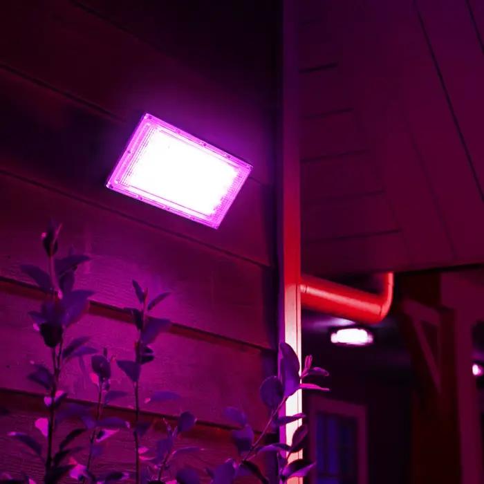 LED grandir lumière Phyto lampe AC 220V 50W LED spectre complet projecteur intérieur extérieur serre plante hydroponique plante projecteur