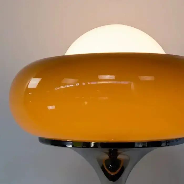 Evely Kevin-Lampadaire LED en verre