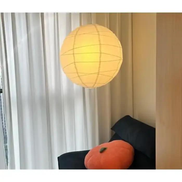 Grande lanterne sphérique ronde en papier blanc de 30Cm/12 pouces
