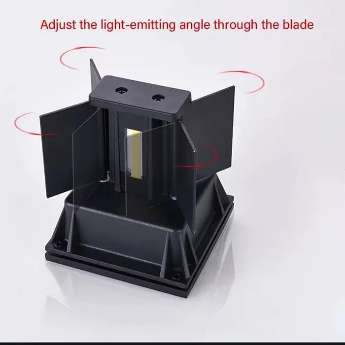 Capteur de mouvement extérieur mur LED lumière mur LED applique carré étanche IP65 porche jardin