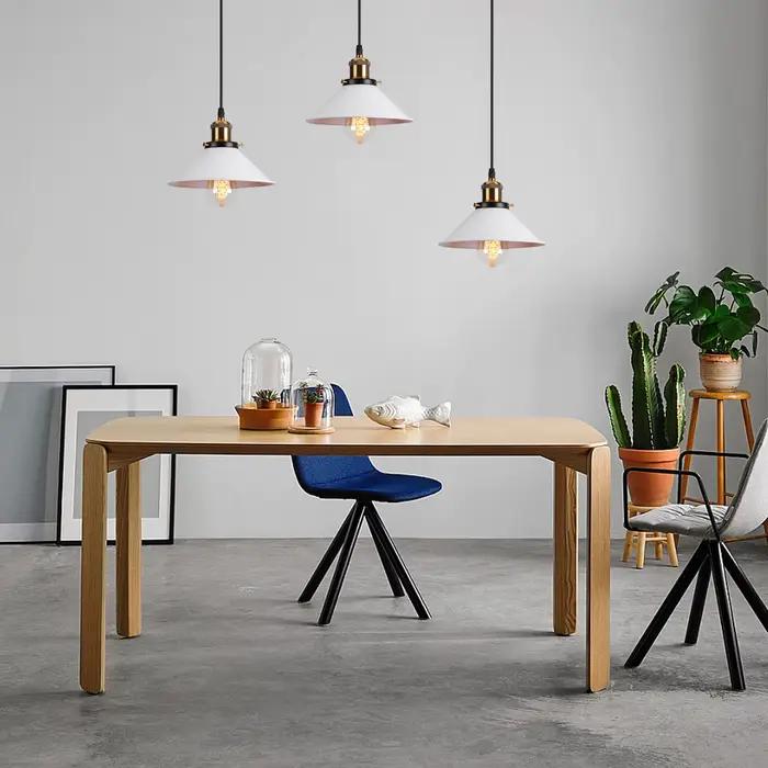 Abat-jour de protection en métal industriel pour lampe suspendue