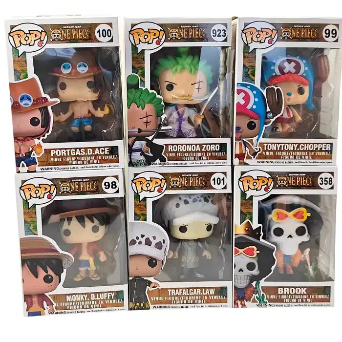 Figurines Funko POP One Piece Straw Hat Pirates, Luffy Zoro, modèle d'action en vinyle, jouets, cadeaux d'anniversaire, cadeaux de collection pour fans d'anime