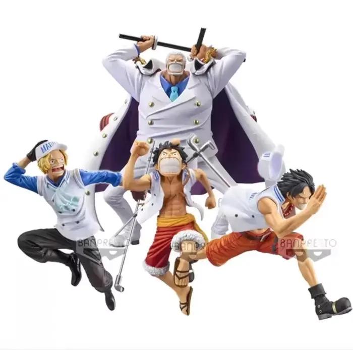 Bandai Original BANPRESTO Anime une pièce luffy Sabo Ace Garp Naval rêve Magazine titre Page figurine modèle jouet