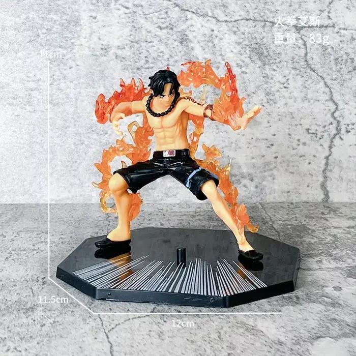 Figurine d'action One Piece Ace, figurine d'anime, modèle en PVC, jouet, poupée, ornement de bureau, statues de collection, jouet pour cadeau