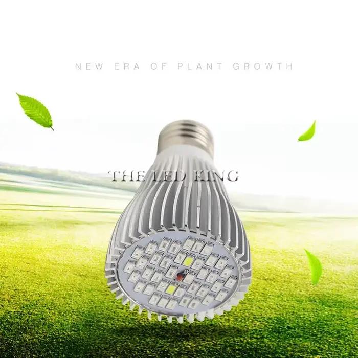 Lampe de culture E27 Phyto 18W 30W 80W E27 GU10 LED, spectre complet, Fitolamp AC85-265V 5730 IR UV, lampes LED pour plantes
