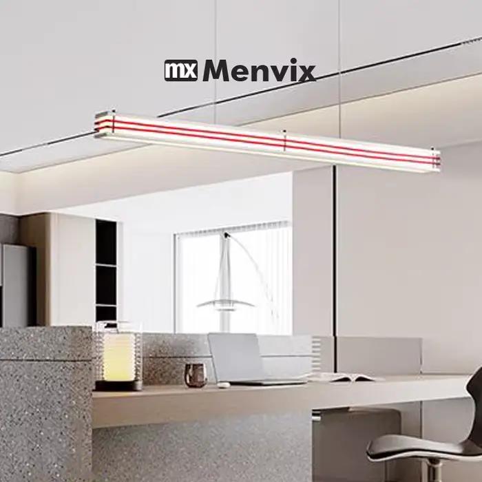 Lampes suspendues modernes simples salle à manger lumières pour cuisine Long lustre salon suspension lampe décoration de la maison éclairage
