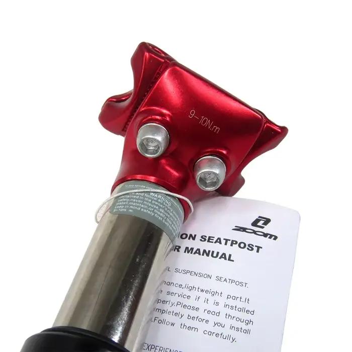 Suspension vtt vélo tige de selle ZOOM SP-405 ressort à huile alliage hydraulique montagne route vélo tige de selle pièces 27.2 30.0 30.4 31.6mm