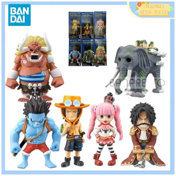 Bandai-Figurines d'action Anime, One Piece, WCF, Wisure Rally Vol2, Luffy, Roger, Modèle de figurine, Jouets à collectionner, Cadeau pour les enfants, Authentique
