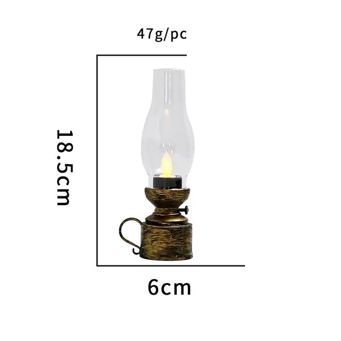 Lampe suspendue LED design rétro et vintage à piles pour décoration de maison cadeau Noël ambiance chaleureuse et sophistiquée