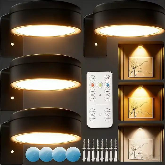 Lampes LED Magnétiques avec 3 Modes de Couleur et Intensité Réglable pour Montage Mural - Super-Cheese