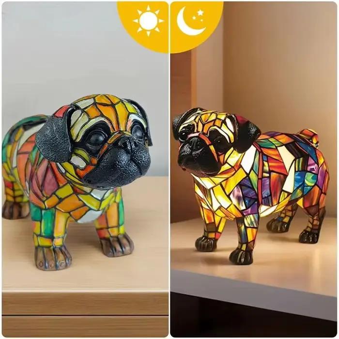 Animal résine veilleuse LED lampe de chevet mignon