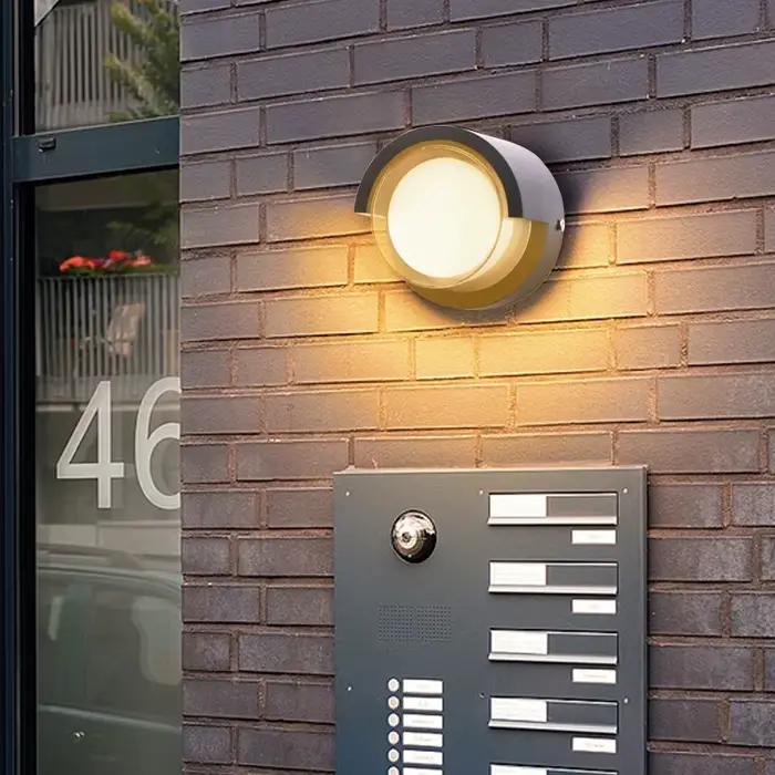 Applique extérieure moderne étanche IP65 décoration de jardin extérieur porche lumière cour balcon allée éclairage mural AC85-265