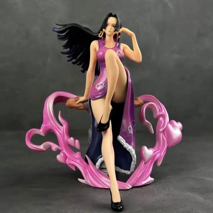 Figurine d'anime One Piece Boa Hancock, pose assise, modèle en PVC, statue de collection, décoration de bureau pour les collectionneurs d'anime
